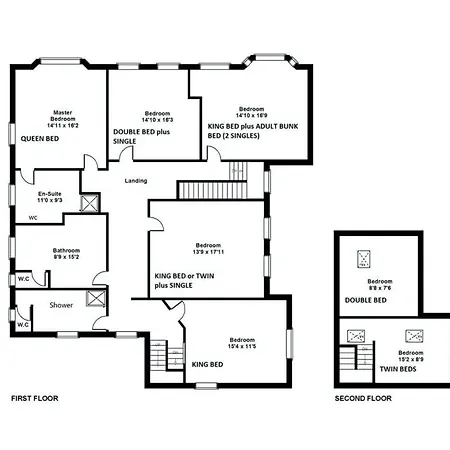 Finest Retreats - Edwardian - 9 Bed, Sleeping Up To 21